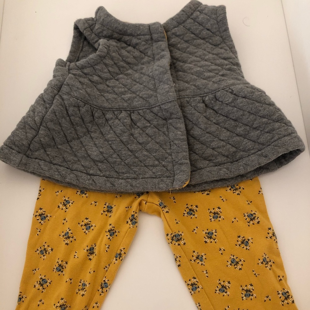 Cute matching vest and pant set